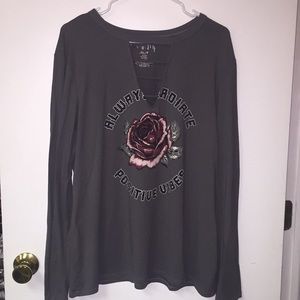 Graphic long sleeve shirt